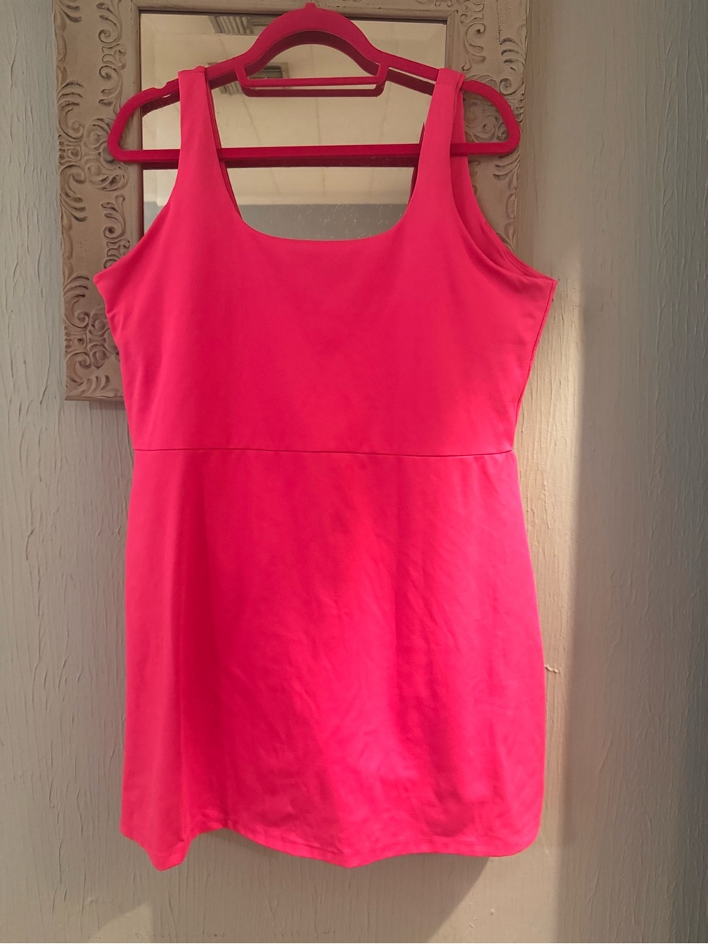 GAP Bright Pink Mini Tank Dress